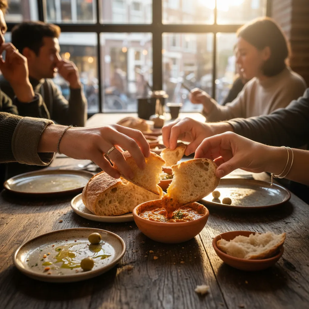 Gedeeld eten bij HANNO
